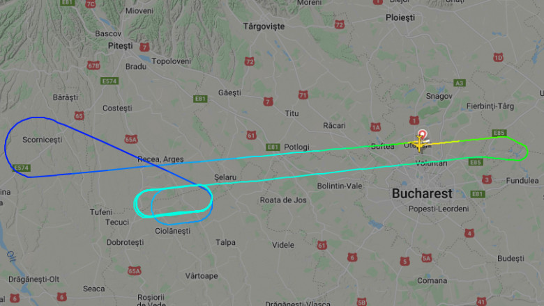 Un avion care zbura pe ruta Bucuresti - Lisabona a fost intors din drum. Pilotul ar fi raportat probleme tehnice Imagine