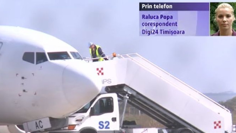 Un avion cu 108 pasageri la bord, pe ruta Bucuresti - Koln, a aterizat de urgenta la Timisoara Imagine