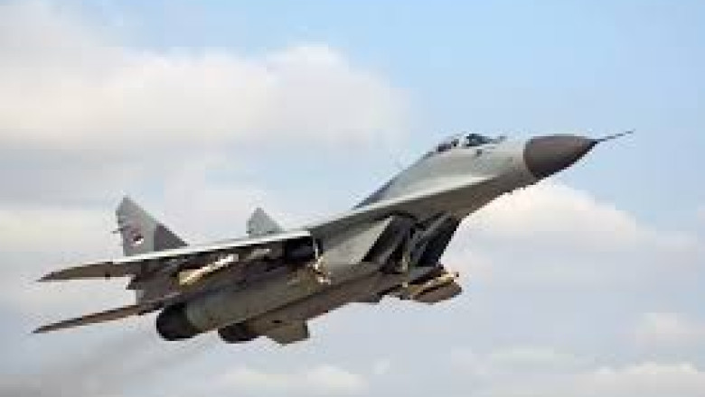 Un avion MiG-29 s-a prabusit in regiunea Moscovei Imagine