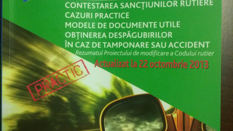 Un avocat oradean a scris un "Ghid al soferilor", in care arata cum poate fi contestata o amenda ori ce trebuie facut in cazul unui accident Imagine