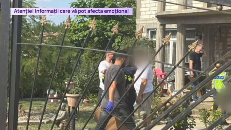 Un baiat de 10 ani din Dolj si-ar fi ucis unchiul pentru a-si apara mama, care striga dupa ajutor Imagine