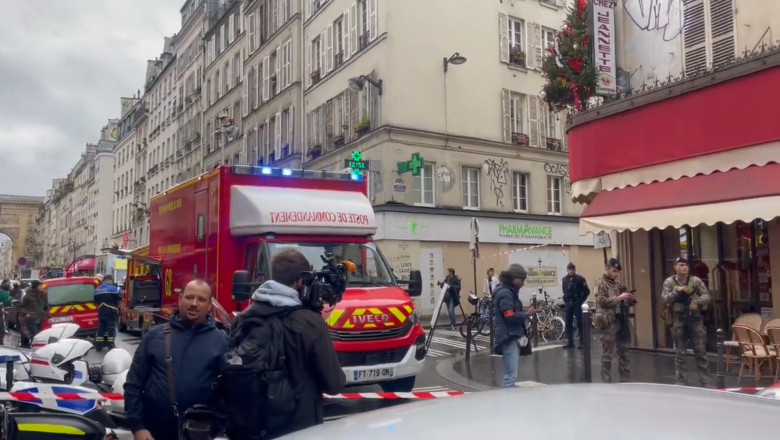 Un barbat a deschis focul in centrul Parisului si a ucis trei oameni. Atacul a vizat minoritatea kurda Imagine