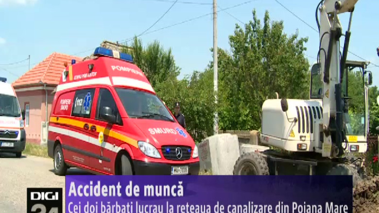 Un barbat a fost decapitat de un coleg care incerca sa il salveze de sub un mal de pamant Imagine