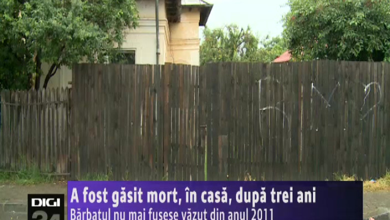 Un barbat a fost gasit mort in casa, dupa trei ani Imagine
