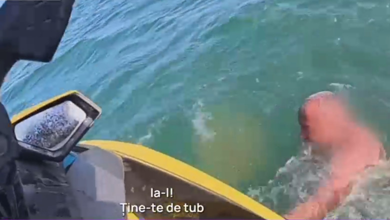 Un barbat a fost la un pas de inec pe litoral. Salvamarii l-au recuperat in ultimul moment Imagine