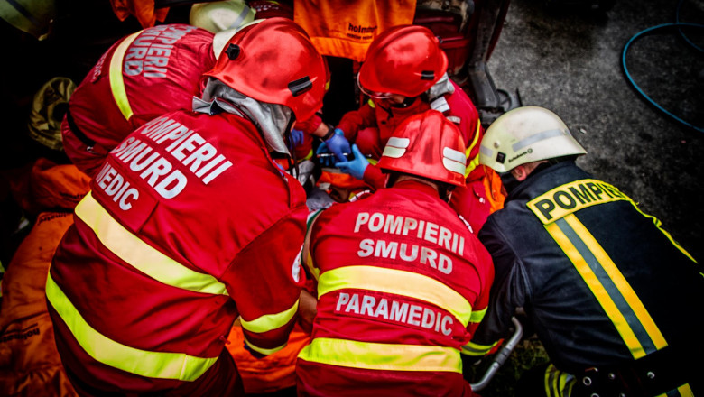 Un barbat a murit, iar o femeie a fost ranita intr-un accident pe Centura Timisoarei Imagine