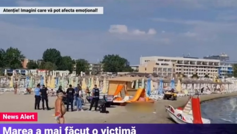 Un barbat a murit inecat, in statiunea Mamaia. Un salvamar a povestit ce s-a intamplat Imagine