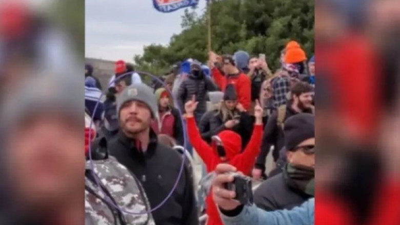 Un barbat care a participat la asaltul de la Capitoliu a fost omorat de un politist, la cateva zile dupa ce a fost gratiat de Trump Imagine