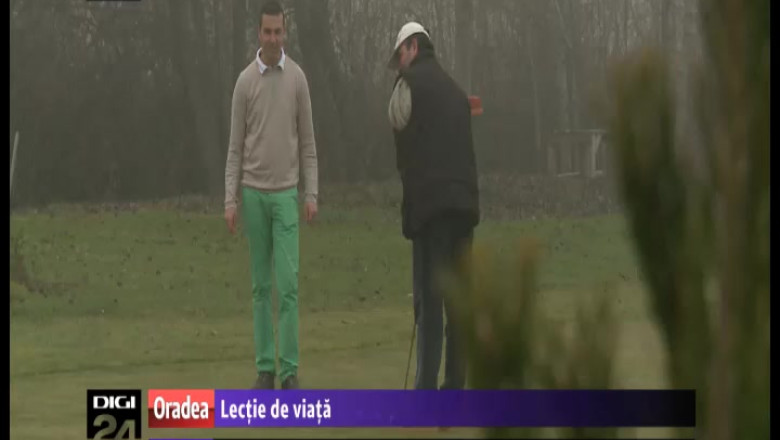 Un barbat cu dizabilitati din Oradea este legitimat la un club de golf din Romania Imagine