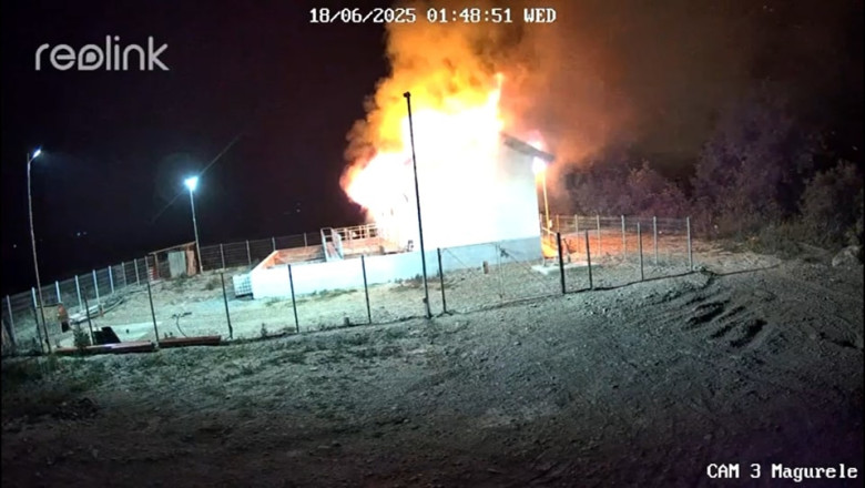 Un barbat cu probleme psihice a dat foc statiei de epurare din comuna Magurele, provocand pagube de peste 500.000 de euro Imagine