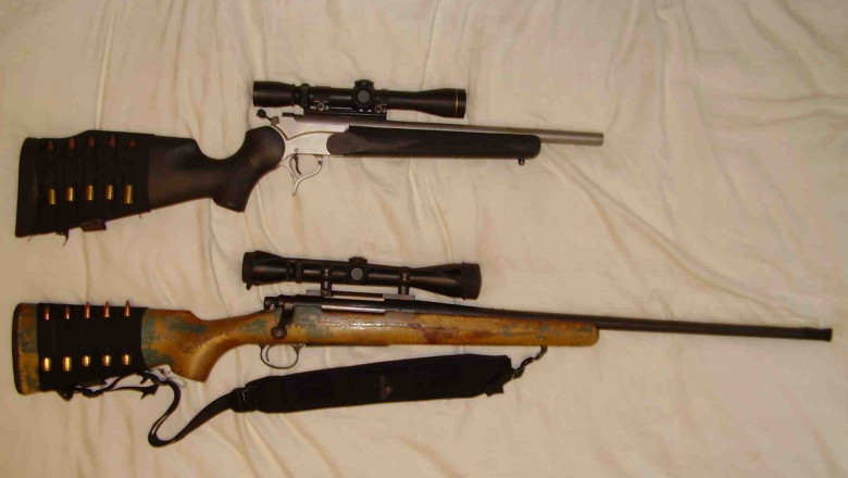 Un barbat dijn Timis fabrica arme de vanatoare in propria gospodarie Imagine