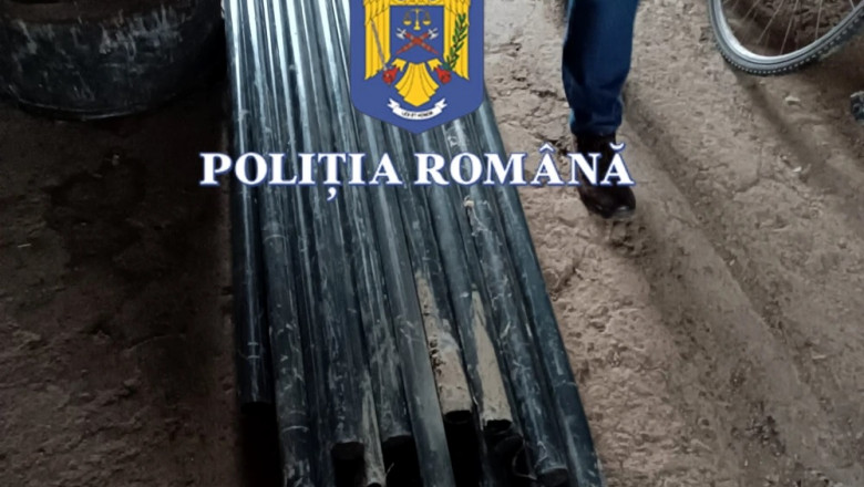 Un barbat din Mehedinti a doborat 39 de indicatoare rutiere aflate pe marginea drumului si le-a furat tevile Imagine