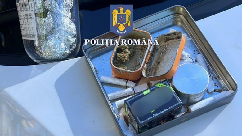 Un barbat fara permis de conducere, prins la volan. Era drogat, iar in masina s-au gasit mai multe pachetele cu canabis Imagine