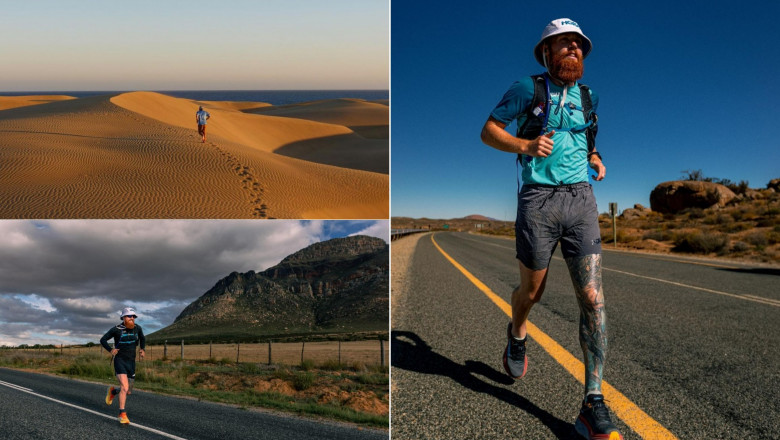 Un britanic va alerga echivalentul a 360 de maratoane in doar 240 de zile ca sa traverseze Africa de la sud la nord Imagine