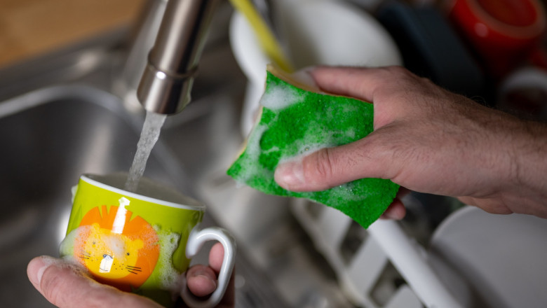 Un burete de bucatarie are tot atatea bacterii cat un scaun uman. Cand ar trebui sa il schimbi Imagine