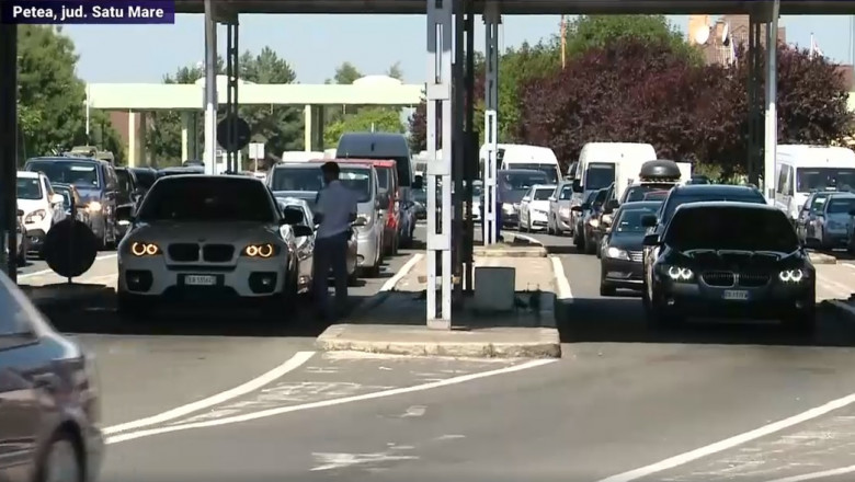 Un camion care venea din Franta si urma sa ajunga la o asociatie din Satu Mare a fost intors din drum in Vama Petea Imagine