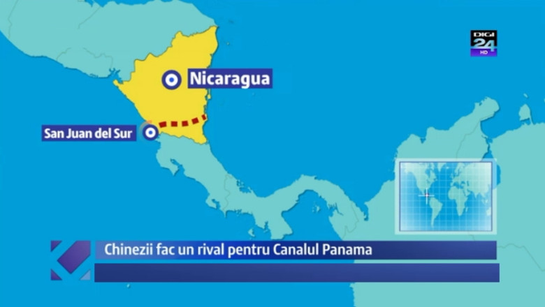 Un canal de legatura intre Pacific si Atlantic ar urma sa fie construit in Nicaragua de o companie chineza Imagine