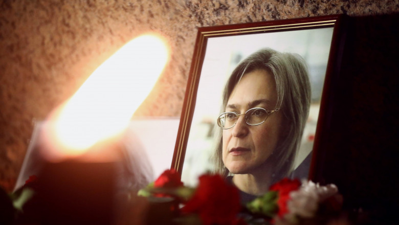 Un complice la asasinarea jurnalistei ruse Anna Politkovskaia a fost gratiat si trimis la razboi in Ucraina Imagine