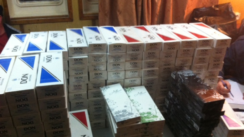 Un container cu tigari contrafacute din Olanda, oprit in Romania Imagine