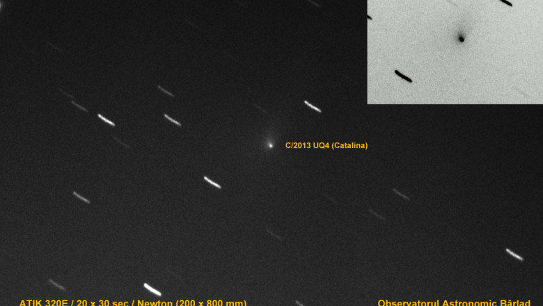 Un corp ceresc neobisnuit surprins din Observatorul Astronomic de la Barlad Imagine