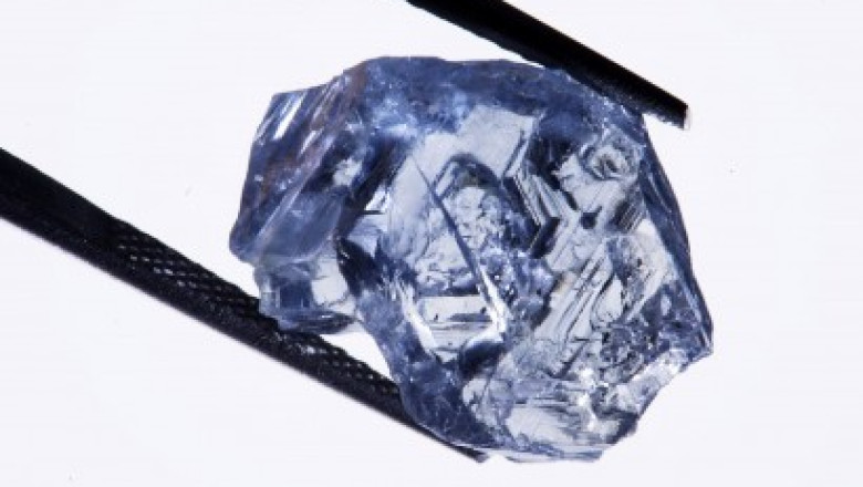 Un diamant albastru extrem de rar a fost descoperit in Africa de Sud Imagine