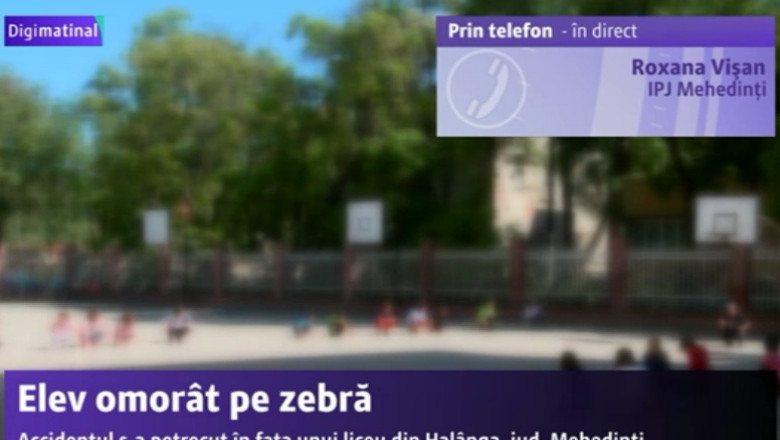 Un elev, decedat, dupa ce a fost lovit pe trecerea de pietoni Imagine