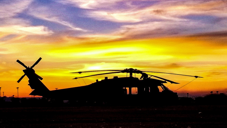 Un elicopter militar s-a prabusit in California. Este al doilea accident aviatic in 48 de ore Imagine