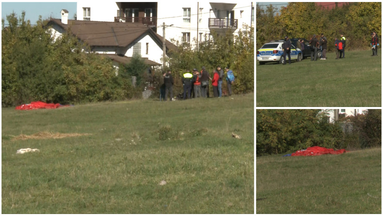 Un instructor de zbor a murit dupa ce s-a prabusit cu parapanta, in Brasov. Zbura in tandem cu o eleva care a reusit sa se salveze Imagine