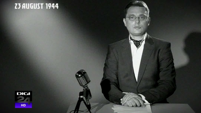 Un jurnal altfel. Cum ar fi aratat 23 august 1944 daca ar fi existat televiziunea de stiri Imagine