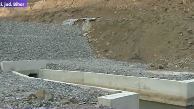 Un lac de acumulare din Bihor, destinat prevenirii inundatiilor, se construieste de cinci ani Imagine