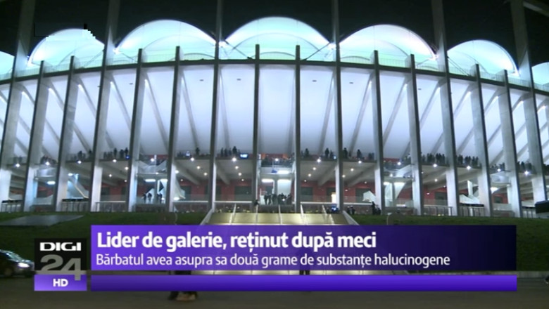 Un lider al galeriei Dinamo, retinut pentru posesie de droguri. Alti 15 suporteri, cercetati pentru incidente in timpul meciului cu Steaua Imagine