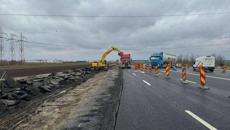 Un lot de 17 kilometri din autostrada A0 Sud se apropie de finalizare. Pana acum au fost inaugurate doar cioturi Imagine