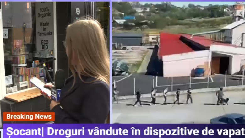 Un magazin de pe Calea Victoriei, chiar langa Politia Romana, vindea dispozitive de vapat cu substanta periculoasa HHC Imagine
