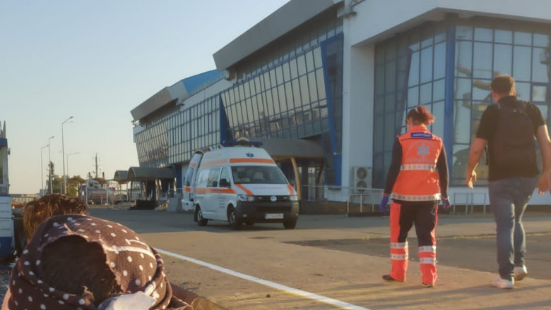 Un marinar grec a facut infarct. O nava romaneasca a fost chemata din Portul Constanta pentru a-l salva Imagine