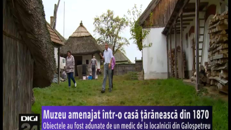 Un muzeu a fost amenajat intr-o casa taraneasca din 1870 Imagine