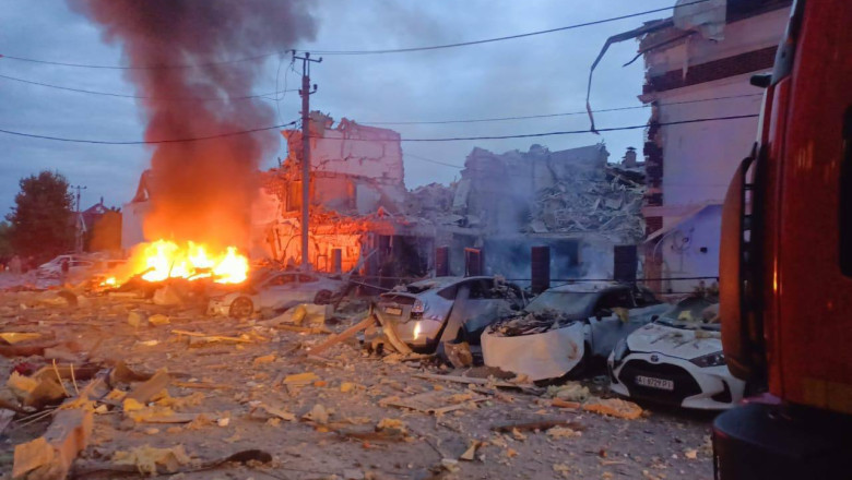 „Un nou atac masiv”. Rusia a lansat peste 600 de drone si rachete asupra Ucrainei: cel putin 4 morti, intre care si o fata de 12 ani Imagine