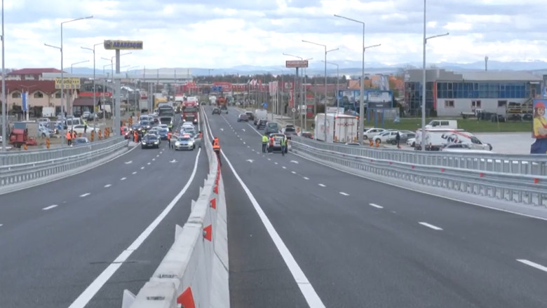 Un nou drum expres a fost inaugurat in Romania. DEx16 are 19 kilometri si a fost construit in 30 de luni Imagine