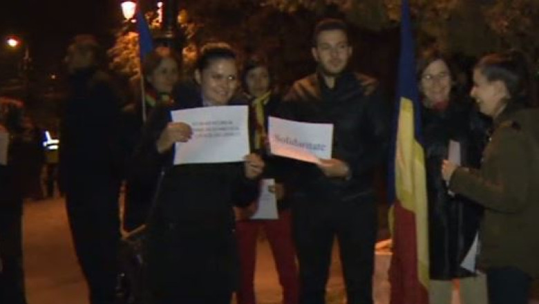 Un nou protest la Alba Iulia Imagine