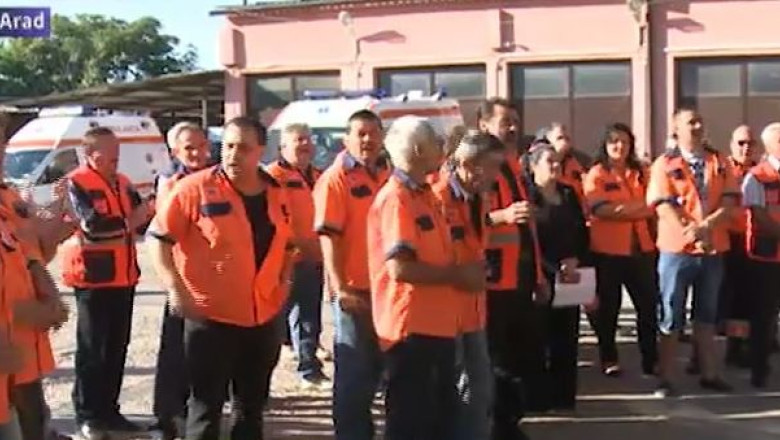 Un nou protest la Ambulanta Arad. Lista cu numele celor care contesta conducerea are 95 de pozitii Imagine
