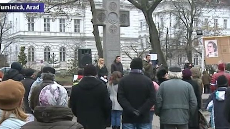 Un nou protest pentru salvarea Parcului Eminescu din Arad Imagine