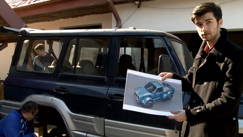 Un nou prototip al masinii ARO, realizat de studenti din Iasi Imagine