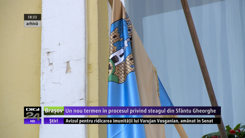 Un nou termen in procesul privind steagul din Sfantu Gheorghe Imagine
