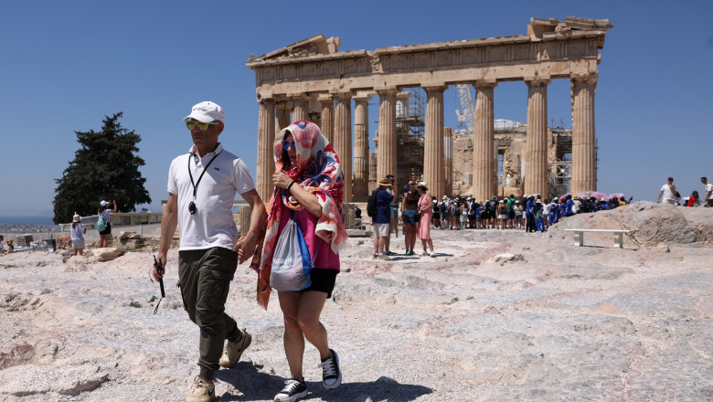 Un nou val de canicula loveste Grecia. Zonele unde temperaturile vor trece de 40 de grade Celsius Imagine