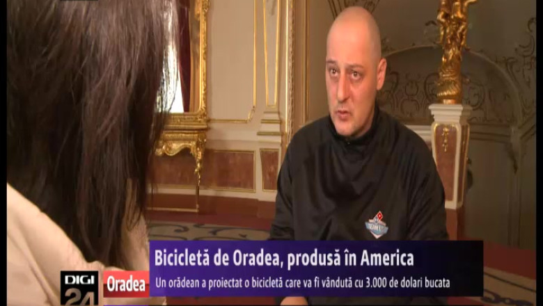 Un oradean a proiectat o bicicleta, care va fi vanduta cu 3.000 de dolari bucata in America Imagine