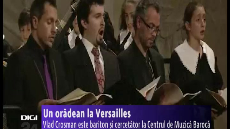 Un oradean la Versailles. Vlad Crosman este bariton si cercetator la Centrul de Muzica Baroca din Paris Imagine