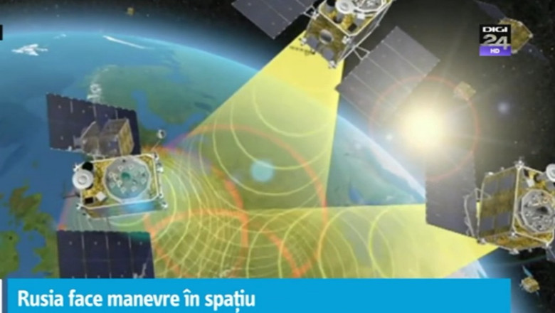 Un OZN...identificat. Rusii fac manevre in spatiu Imagine