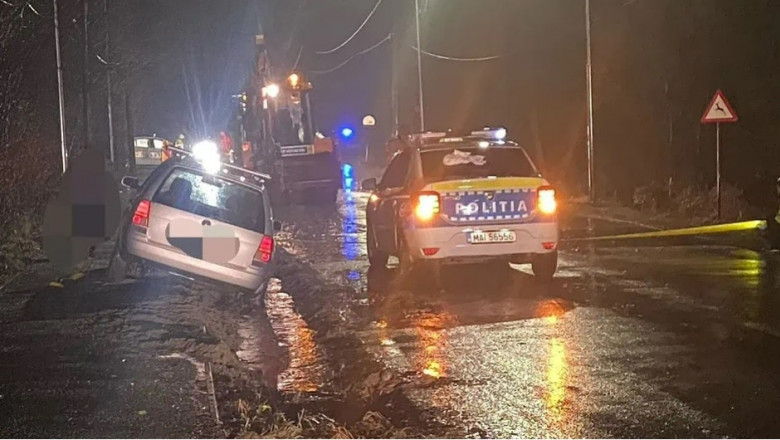 Un politist local din Sibiu a fost lovit de o masina, in timp ce dirija traficul. Agentul este in stare grava Imagine