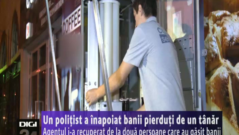 Un politist local din Tg. Jiu a recuperat banii pierduti de un tanar Imagine