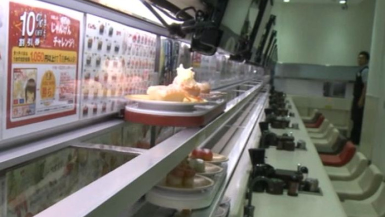 Un restaurant japonez a automatizat modul de servire „impinge tava” Imagine