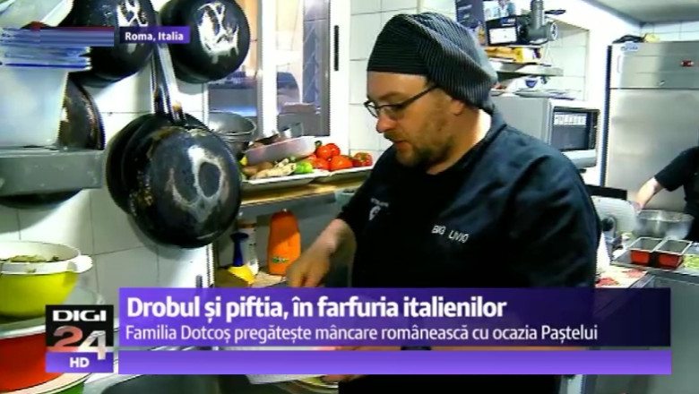 Un roman reinventeaza bucataria italieneasca la ea acasa. Paste, drob si piftie, in farfuriile locuitorilor Romei Imagine